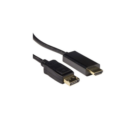ACT AK3990 DisplayPort naar HDMI Kabel Male HDMIA Male