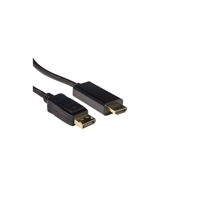 ACT AK3991  DisplayPort naar HDMI Kabel  3 m  Zwart