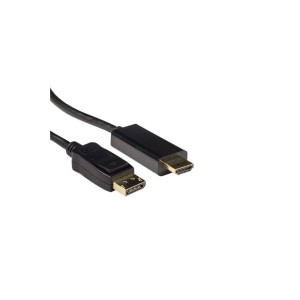 ACT AK3992 DisplayPort naar HDMI Kabel 5 m Zwart