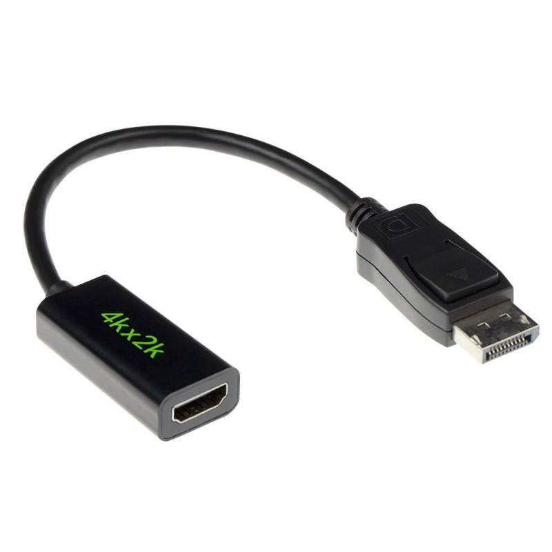 ACT AK3994  DisplayPort naar HDMI Adapter  Male  HDMIA Female