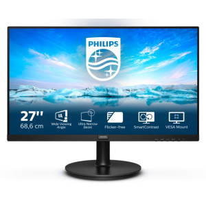 Philips 271V8L/00 27  1920x1080 Full HD VA  75Hz  4ms  SmartContrast  Flicker-Free  LowBlue Mode  Monitor