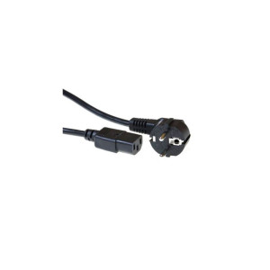 ACT AC3315  Elektriciteitssnoer  3 Meter  CEE77 naar C13 Stekker  Zwart