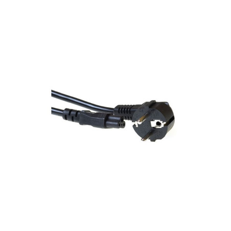 ACT AK5144 Stroomkabel  CEE77 Male Haaks naar C5  200 m  Zwart  230V  25A