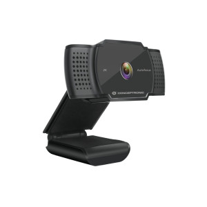 Conceptronic AMDIS02B  2K Super HD Webcam  5MP  2592x1944 30FPS  Autofocus  USB 2.0  Ingebouwde Microfoon