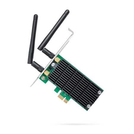 TP-Link Archer T4E  Wi-Fi 5 PCIe Adapter  Dual-band (24 GHz / 5 GHz)  1200 Mbps  PCIe x1