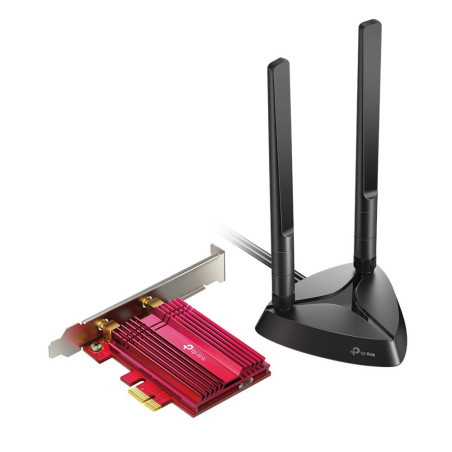 TP-Link Archer TX3000E  Wi-Fi 6 PCIe Adapter  2402 Mbps (5 GHz)  574 Mbps (24 GHz)  Bluetooth 5.0  PCIe x1