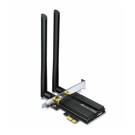 TP-Link Archer TX50E  Wi-Fi 6 PCIe Adapter  2402 Mbps (5 GHz)  574 Mbps (24 GHz)  Bluetooth 5.0  PCIe x1