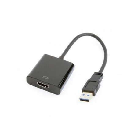 Gembird grafische adapter  USB naar HDMI  1920 x 1080 pixels  Zwart  AUSB3HDMI02
