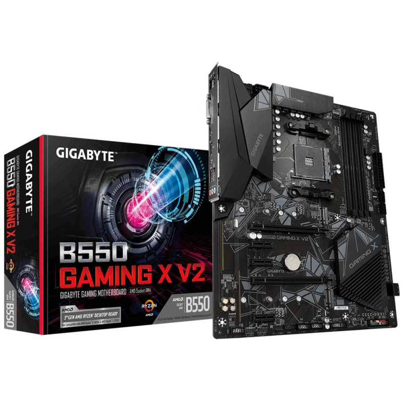 Gigabyte B550 Gaming X V2  Socket AM4  AMD B550  4xDDR4  ATX  Moederbord