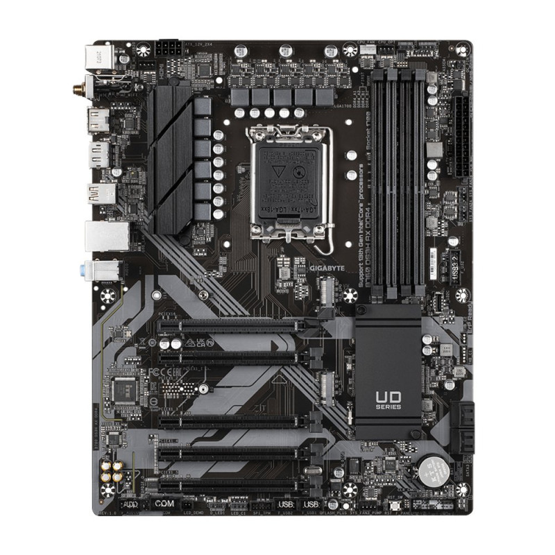 Gigabyte B760 DS3H AX WIFI  Socket LGA 1700  Intel B760  4xDDR4  ATX  Moederbord