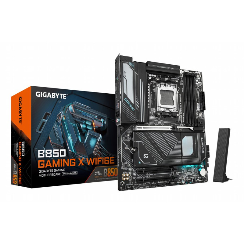 Gigabyte B850 GAMING X WIFI6E  Socket AM5  AMD B850  4xDDR5  ATX  Moederbord