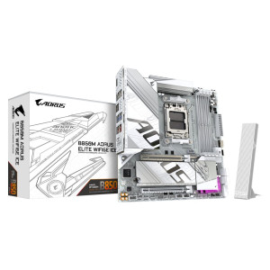 Gigabyte B850M AORUS ELITE WIFI6E ICE  Socket AM5  AMD B850  4xDDR5  Micro ATX  Moederbord