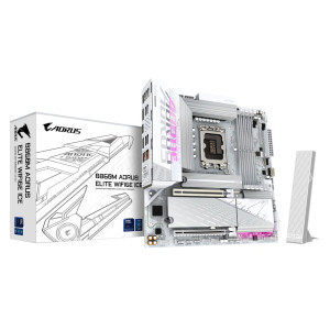 Gigabyte B860M AORUS ELITE WF6E ICE  Socket LGA 1851 (V1)  Intel B860  4xDDR5  Micro ATX  Moederbord