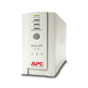 APC Back-UPS CS BK650EI  650 VA / 400 W  4x IEC C13 Stopcontacten  Line-Interactive  AVR Spanningsregeling  USB  Serile