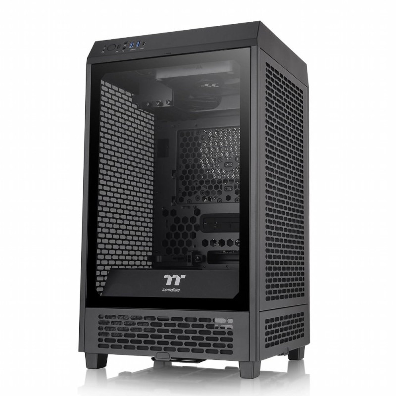 Thermaltake The Tower 200  Mini ITX Case  Zwart (CA-1X9-00S1WN-00)