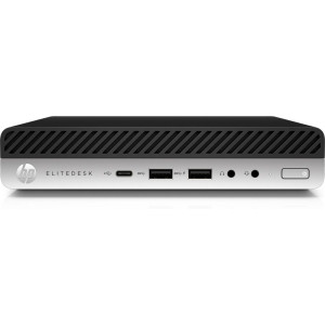 HP EliteDesk 800 G4 Mini  Intel Core i58500  256GB  8GB  2x DisplayPort  W11 Professional  Refurbished Silver