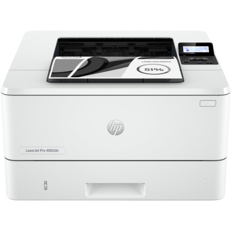 HP LaserJet Pro 4002dn  Zwart-wit Laserprinter  Dubbelzijdig printen  40 ppm  Ethernet  Voor MKB  Compact  Energiezuinig