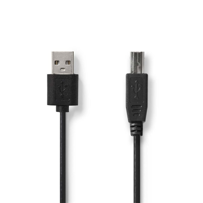 Nedis CCGL60101BK30  USB 2.0  USB-A naar USB-B  3m  Zwart