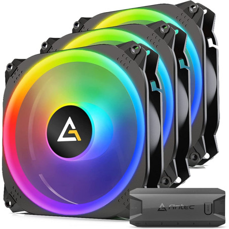 Antec Prizm X ARGB 3 Pack 120mm Case Fans met Fan Controller