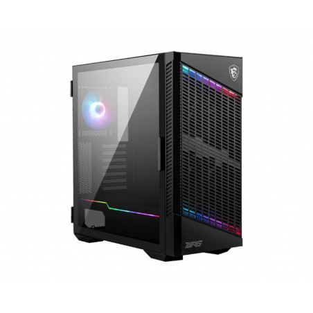 MSI MPG Velox 100P Airflow RGB Midi Tower Case Zwart