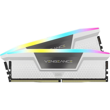 Corsair Vengeance RGB Wit 32GB 2x16GB DDR5 5200MHz DIMM CL40 Geheugenmodule RAM