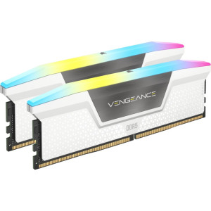 Corsair Vengeance RGB Wit  32GB 2x16GB DDR5  6000MHz  DIMM  CL40  Geheugenmodule  RAM
