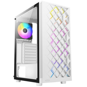 Azza Spectra RGB  Midi Tower Case  Wit