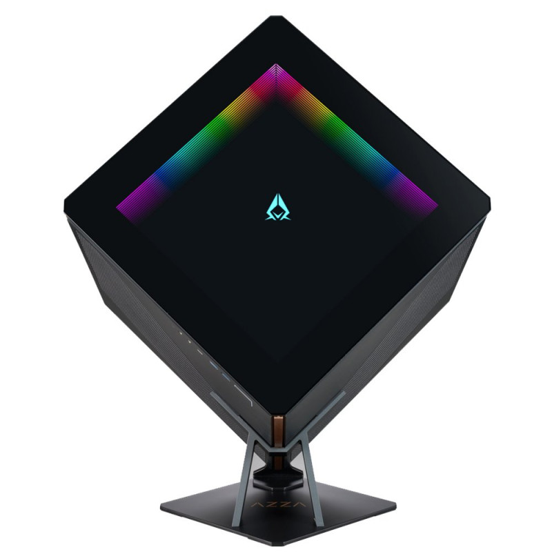 Azza Regis Cube Case  Zwart Goud Grijs