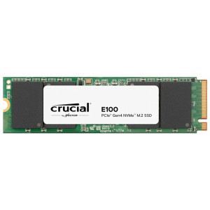Crucial E100  1TB NVMe SSD  M2 Gen4  5000MBs Lezen  4500MBs Schrijven