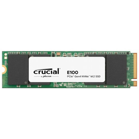 Crucial E100  1TB NVMe SSD  M2 Gen4  5000MBs Lezen  4500MBs Schrijven