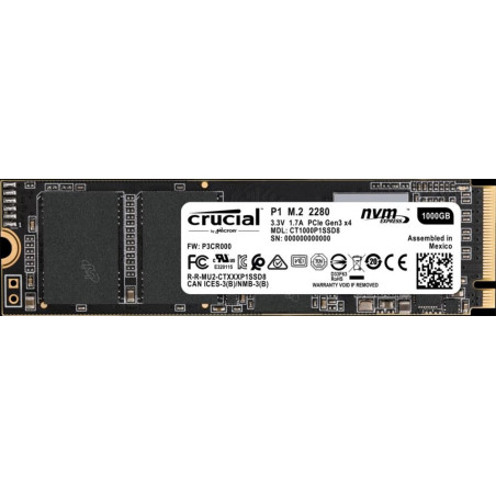 Crucial P1  1TB M2 NVMe SSD  PCIe 30