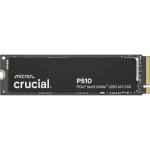 Crucial P510  1TB NVMe SSD  M.2  Gen5  11.700MB/s Lezen  9.500MB/s Schrijven