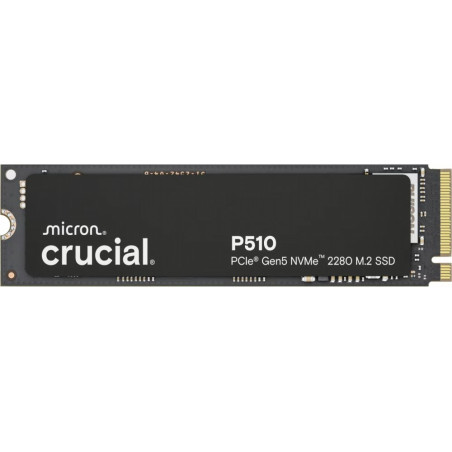 Crucial P510  1TB NVMe SSD  M.2  Gen5  11.700MB/s Lezen  9.500MB/s Schrijven