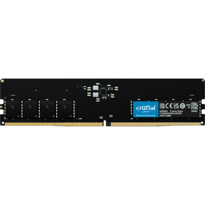 Crucial  1x16GB DDR5  4800MHz  DIMM  CL40  Geheugenmodule  RAM