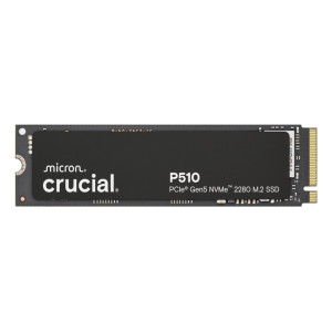 Crucial P510  2TB NVMe SSD  M.2  Gen5  11.700MB/s Lezen  9.500MB/s Schrijven