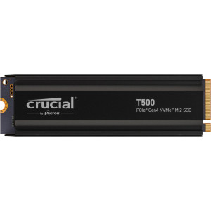 Crucial T500  2 TB NVMe SSD  M.2 Gen4  tot 7.400 MB/s Lezen  tot 7.000 MB/s Schrijven