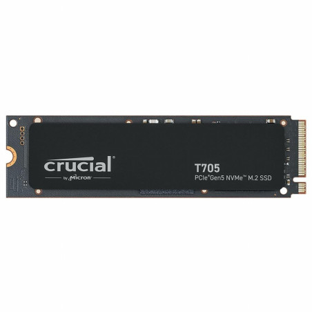 Crucial T705  2 TB NVMe SSD  M.2 Gen5  tot 14.500 MB/s Lezen  tot 12.700 MB/s Schrijven