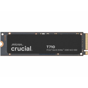 Crucial T710  2 TB NVMe SSD  M.2  Gen5  14.500 MB/s Lezen  12.700 MB/s Schrijven