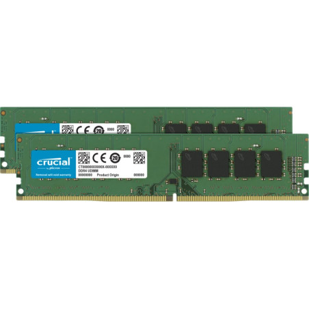 Crucial 16GB 2x8GB DDR4 3200MHz DIMM CL22 Geheugenmodules RAM