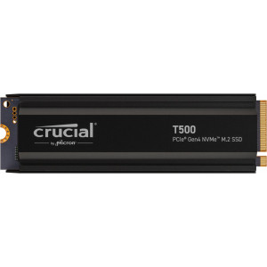 Crucial T500  4TB NVMe SSD  M.2 Gen4  7.000 MB/s Lezen  6.900 MB/s Schrijven  Heatsink