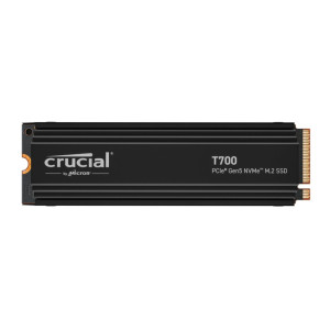 Crucial T700  4TB NVMe SSD  M.2 Gen5  12.400MB/s Lezen  11.800MB/s Schrijven  Heatsink