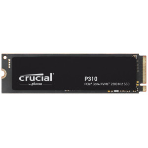 Crucial P310  500GB NVMe SSD  M.2 Gen4  tot 6.600 MB/s Lezen  tot 3.500 MB/s Schrijven