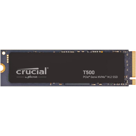 Crucial T500  500GB NVMe SSD  M.2 Gen4  7.200MB/s Lezen  5.700MB/s Schrijven