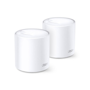 TP-Link Deco X20 (2-pack)  Dual-band WiFi 6 Mesh Router  Gigabit Ethernet  AX1800