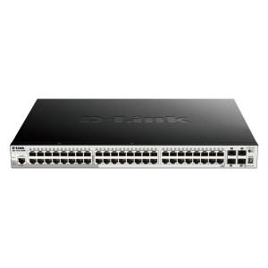 D-Link DGS-1510-20/E 16-poorts Gigabit L2/L3 Smart Managed Switch 2x SFP 2x 10G SFP 76 Gbps switchingcapaciteit Rack