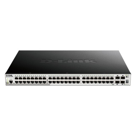 D-Link DGS-1510-20/E 16-poorts Gigabit L2/L3 Smart Managed Switch 2x SFP 2x 10G SFP 76 Gbps switchingcapaciteit Rack