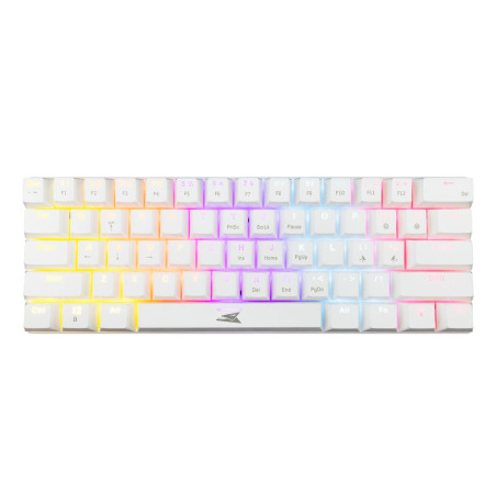 Baracuda DOLPHIN RGB 60 Bedraad Gaming Toetsenbord Red Switches AntiGhosting QWERTY Wit