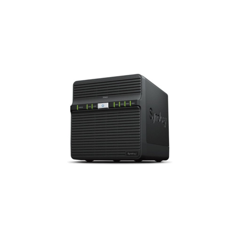 Synology DiskStation DS423 NAS  4 Drive Bays  Realtek RTD1619B  2x Gigabit Ethernet  Desktop  Zwart