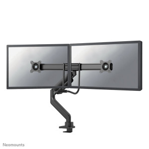 Neomounts Newstar DS75-450BL2  In Hoogte Verstelbare Monitor-bureaubeugel  Tot 32  Max 8kg  VESA 100x100  2 Monitoren
