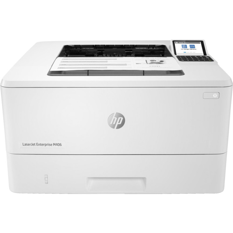 HP LaserJet Enterprise M406dn Printer  1200 x 1200 DPI  Zwart/Wit